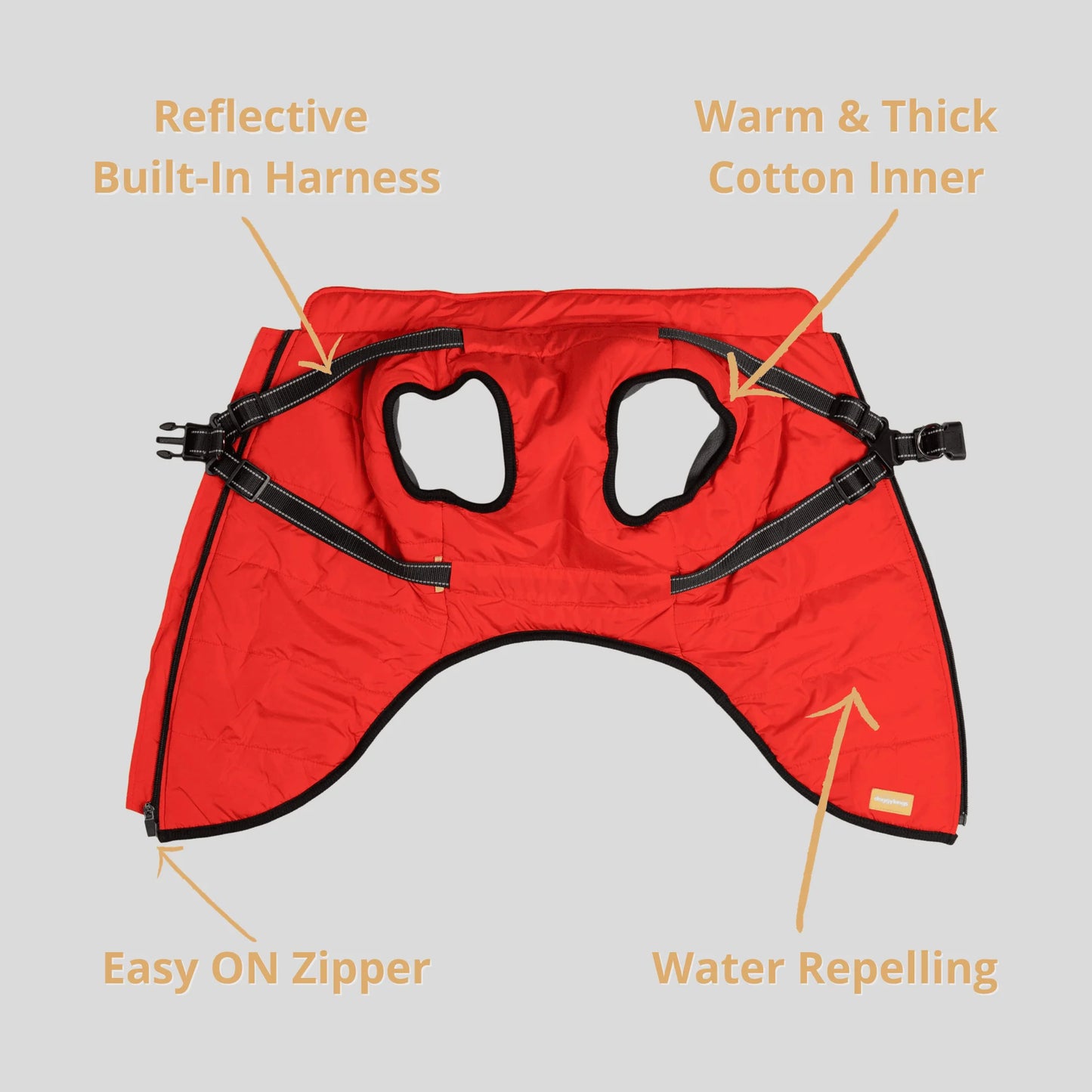 ThermaPup™ Waterproof Harness Jacket