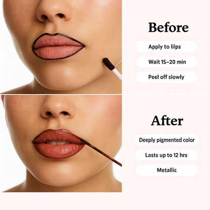 Peel-Off Lip Tint – Waterproof Matte Stain